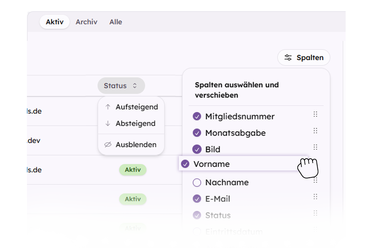 budds Mitgleider DSGVO konform verwalten